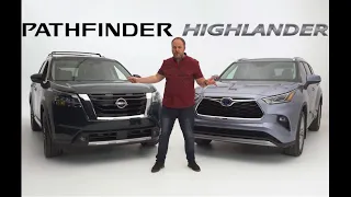 FAMILY SHUTTLE COMPARO !! | 2022 Nissan Pathfinder vs 2021 Toyota Highlander