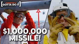 Mike Rowe: MANHANDLING MISSILES on a NUCLEAR SUPERCARRIER | Somebody's Gotta Do It