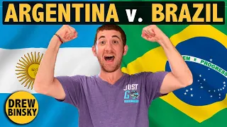 ARGENTINA vs. BRAZIL (Similarities & Differences)