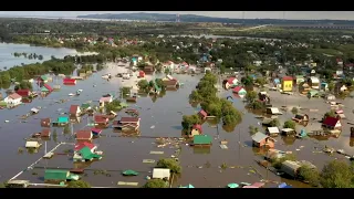 Хабаровск поплыл! Уровень воды в Амуре превысил опасную отметку!