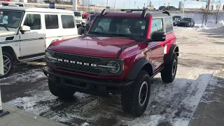 2021 Bronco Badlands Sasquatch