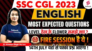 SSC CGL 2023 | English | Most Expected paper | SSC CGL English Questions | English By Ananya Ma'am