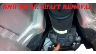 BMW e46 drive shaft removal. How to take off the drive shaft on a 1999-2005 BMW e46