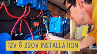 CONNECTING 12V & 220V SYSTEM IN THE SPRINTER VAN / DIY Sprinter conversion