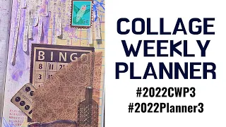 Collage Week 3 Hobonichi Planner Challenge #2022planner3 #2022CWP3