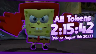 (New WR) All Tokens Speedrun in 2:15:42 - The SpongeBob SquarePants Movie
