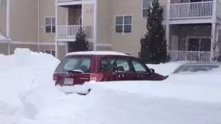 Subaru Forester After Snow Storm (no need of snow shoveling)