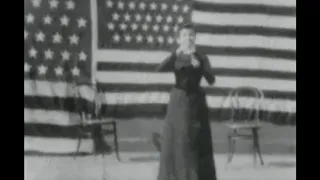 Deaf Mute Girl Reciting "Star Spangled Banner" (1901)