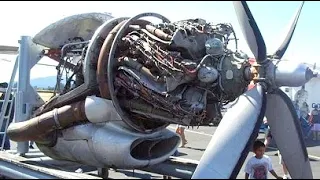 Old RADIAL ENGINES Cold Starting Up and Loud Sound 5
