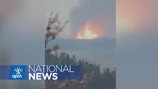 Cree community evacuates due to wildfire | APTN News