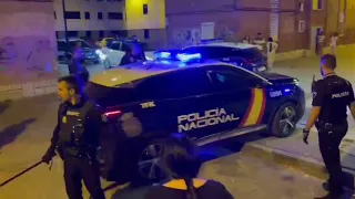 Detención del 'Rini' en Valladolid con agresiones a la Policía
