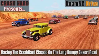 BeamNG Drive - Racing The CrashHard Classic On The Long Bumpy Desert Road