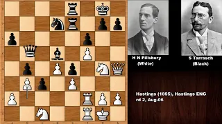 Shocking The World: H. N. Pillsbury vs Siegbert Tarrasch - Hastings (1895)