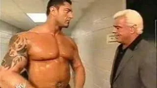 Batista Meets Ric Flair For The 1st Time