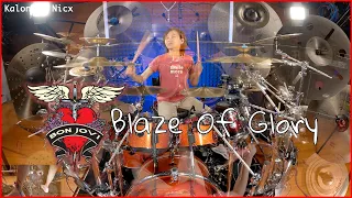 Blaze Of Glory - Jon Bon Jovi - Kenny Aronoff | Drum cover by Kalonica Nicx