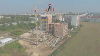 Хід будівництва ЖК Кольоровий, кінець серпня 2023