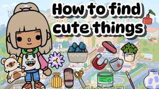 Where to find aesthetic and cute things în TOCABOCA |AMAZING| How to find cute things în TOCABOCA 👍🫰