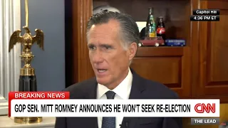 Mitt Romney pounds Trump AND REPUBLICANS, won't run for re-election