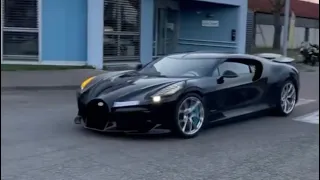 17m€ 1 of 1 Bugatti La Voiture Noire spotted on the road