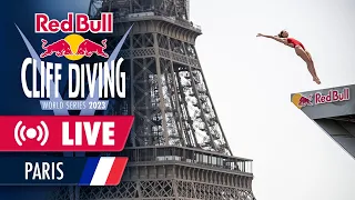 Diving in front of the iconic Eiffel Tower in Paris |Red Bull Cliff Diving World Series 2023