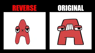 Reverse Alphabet Lore vs Original Alphabet Lore (A-Z) | All Alphabet Lore Meme Animation -TD Rainbow