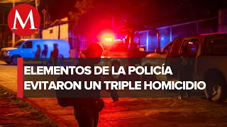 En Tijuana, policías evitan el asesinato de tres personas