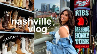 NASHVILLE VLOG: long weekend girls trip! 🤠🌸