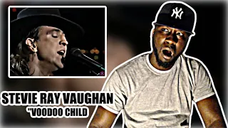 WHO IS THIS MAN?! FIRST TIME HEARING! Stevie Ray Vaughan - Voodoo Child | REACTION