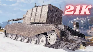 21K Damage FV4005 Stage II  6 Kills & FV4005  World of Tanks Replays ,tank games