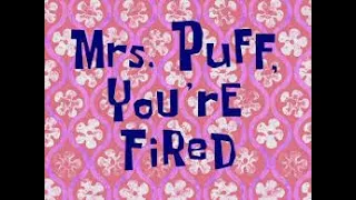 SpongeBob SquarePants - Mrs. Puff, You're Fired (Soundtrack/Audio)