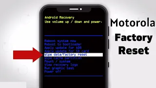 How to Reset Motorola Phone When Locked | How to Hard Reset Motorola Moto Phones 2023