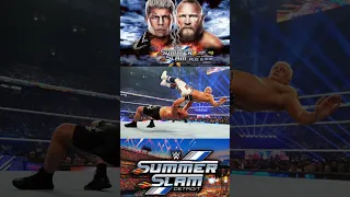 WWE Brock Lesnar vs Cody Rhodes SUMMERSLAM 2023