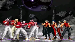 [KOF MUGEN] Orochi Yashiro Team vs K9999 Team