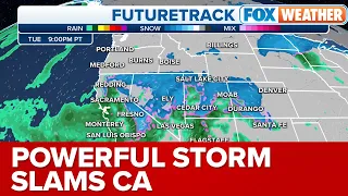 Dynamic Storm System Brings Heavy Rain, Snow, Strong Winds to CA