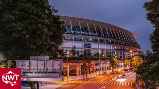 Relaxing Evening Walk, Omotesando to New National Stadium 4K