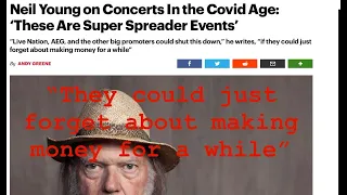 Neil Young calls Phish shows Super Spreader Events in Rolling Stone - Adrienne Floreen Rants (2021)