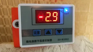 Терморегулятор XH-W3002, поставил на холодильник