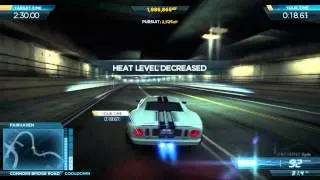 NFS: Most Wanted - Ford GT Double Parked Ambush Police Chase [NFS01]