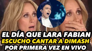 EL DÍA QUE LARA FABIAN ESCUCHO CANTAR A DIMASH POR PRIMERA VEZ EN VIVO