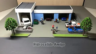 Diorama 1/64 Auto Repair Shop (Taller Mecánico 🧰 )