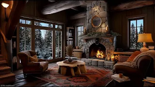 🔥❄️ Warm and inviting Winter evening, nestled within the cozy confines of a cozy Room