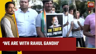 Watch: Congress Youth Supporters Sloganeering Upon Rahul Gandhi's Arrival In Delhi