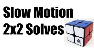 Slow-motion 2x2 solves!