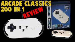 Arcade Classics 200 in 1 System Review by Fizz Creations 1542 - Plug & Play