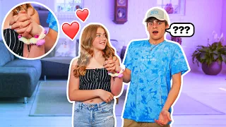 FLIRTING With My FRIENDS For 24 Hours **Cute Reaction**🥰| Claire Rocksmith, ft. ScrunchMiez