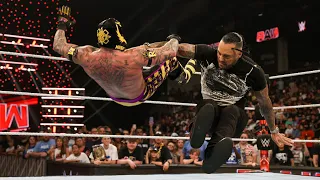 Damian Priest Chokeslams Rey Mysterio on WWE Raw (May 27, 2024)