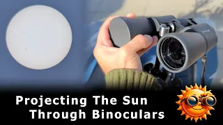 Projecting the Sun with Binoculars: Getting Ready for the April 8, 2024 #solareclipse