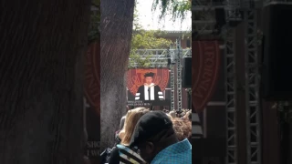 Will Ferrell singing 'I will always love you" at usc graduation 2017