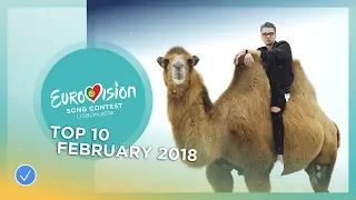 TOP 10: Most watched in February 2018 - Eurovision Song Contest