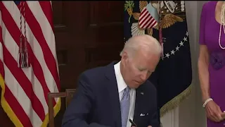 President Biden signs bipartisan gun control bill into law